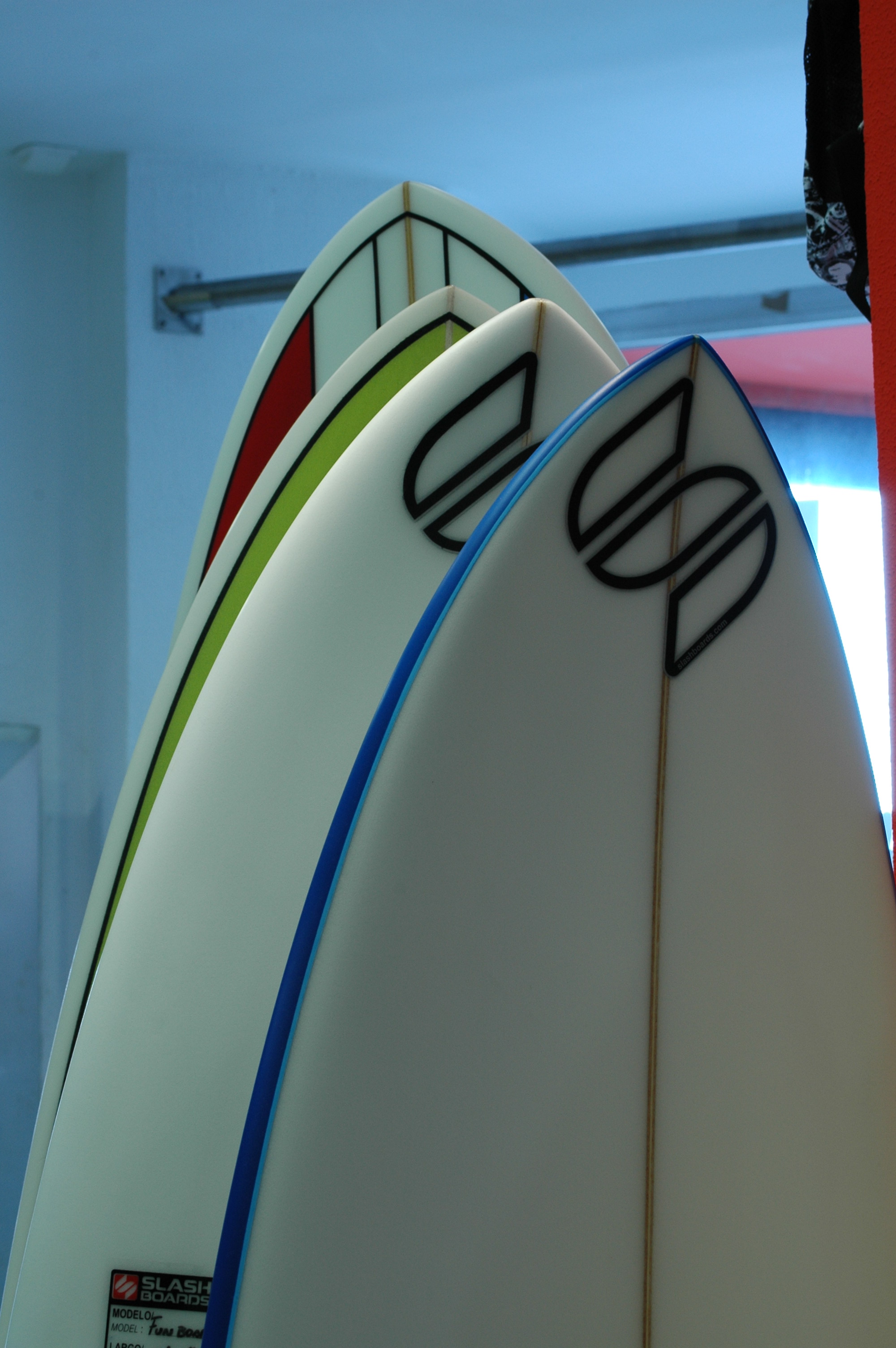 Diferentes tipos de tablas, para diferentes tipos de surfistas.