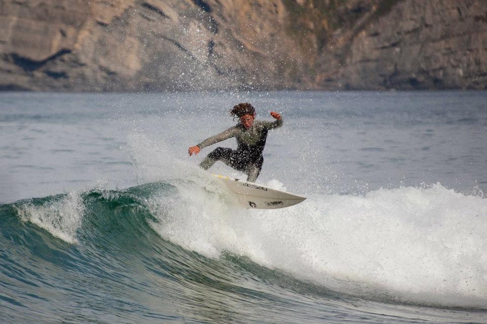 Diego Riaño en Xagó. Fotografía Jon Ruíz